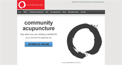 Desktop Screenshot of cityacupuncturecircle.com