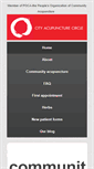 Mobile Screenshot of cityacupuncturecircle.com